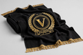 VALMERA Heritage Crest Throw Blanket