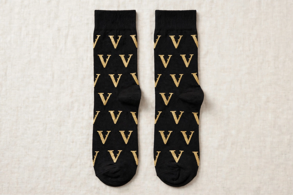 VALMERA Men's Monogram Socks
