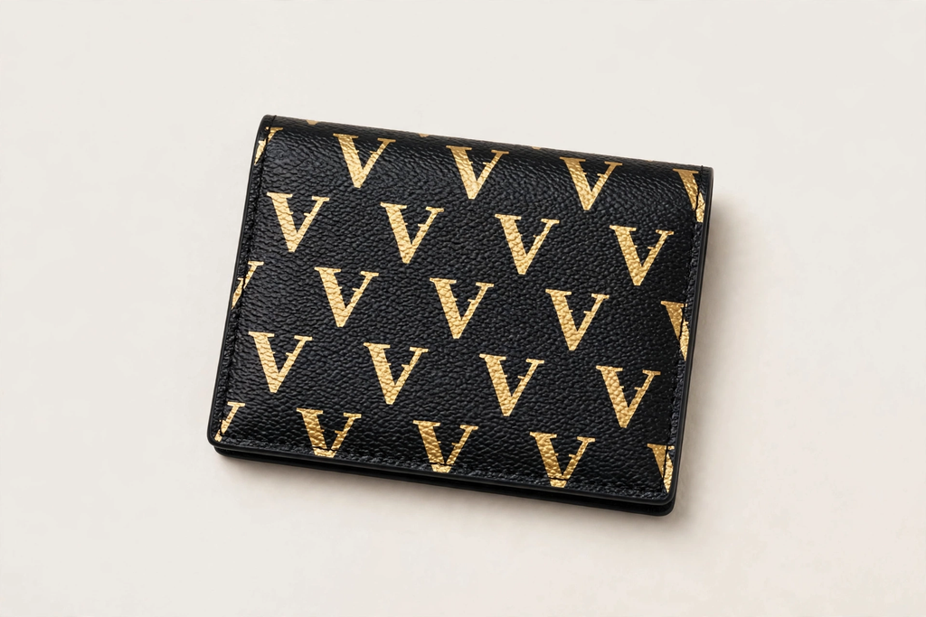 VALMERA Monogram Card Wallet
