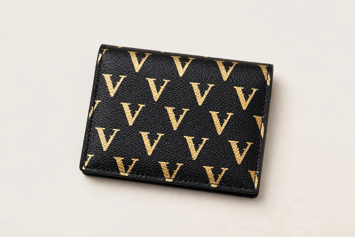 VALMERA Monogram Card Wallet