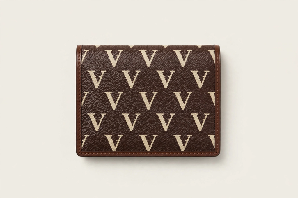 VALMERA Monogram Card Wallet